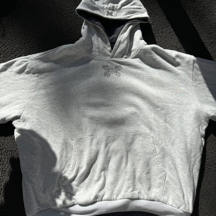 Mertra Mertra Grey and Navy Hoodie